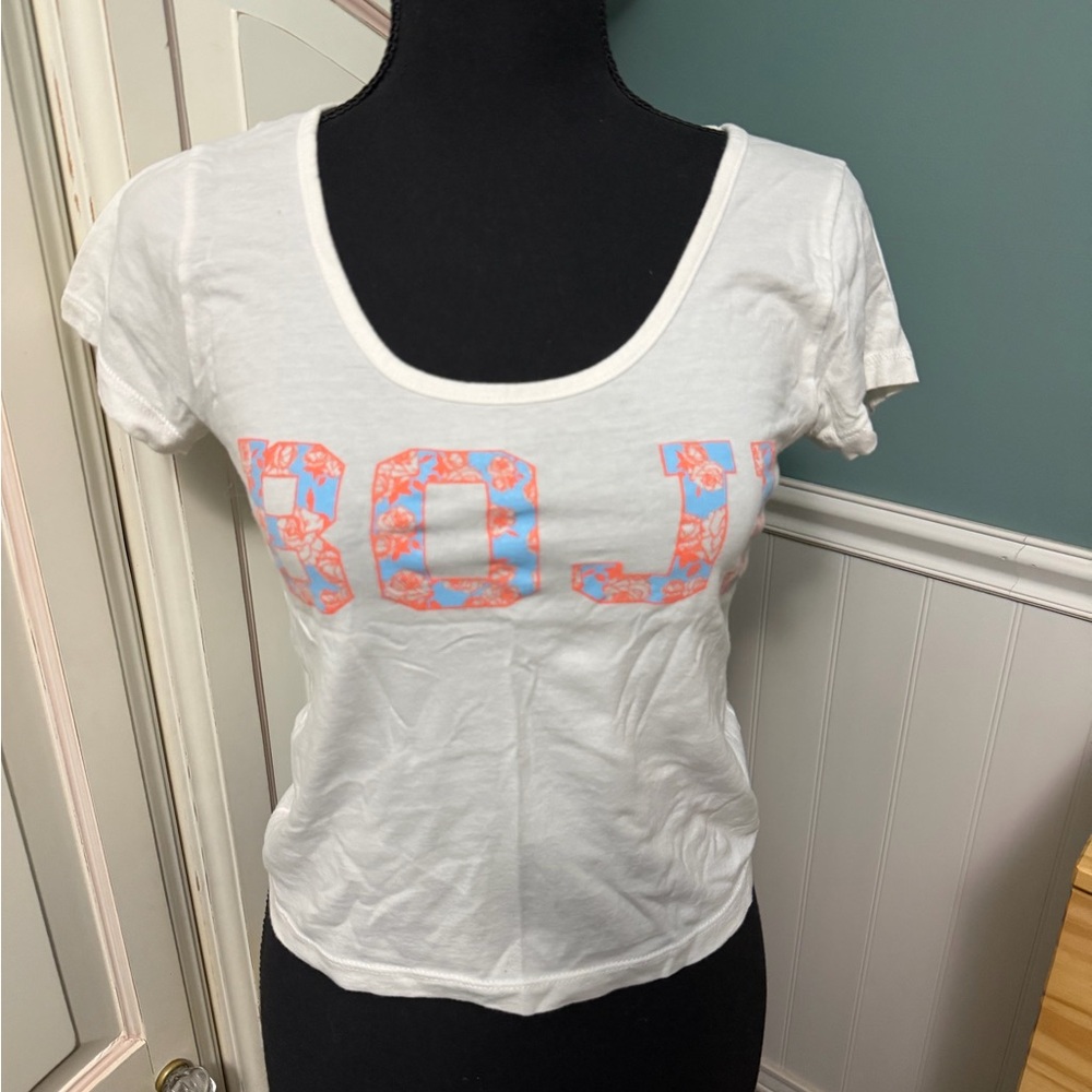 White Graphic Tee
